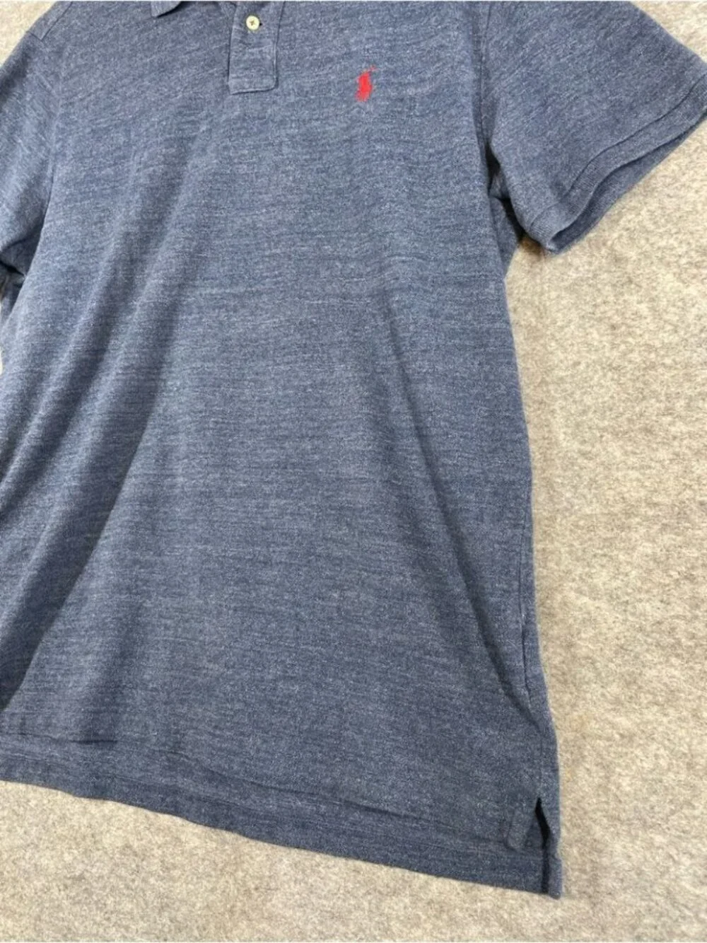 Polo Ralph Lauren Custom Slim Fit Polo Shirt Blue XL Classic Casual Golf